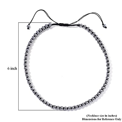 Terahertz Beaded 200.00 ctw Adjustable Necklace 16-20 Inches