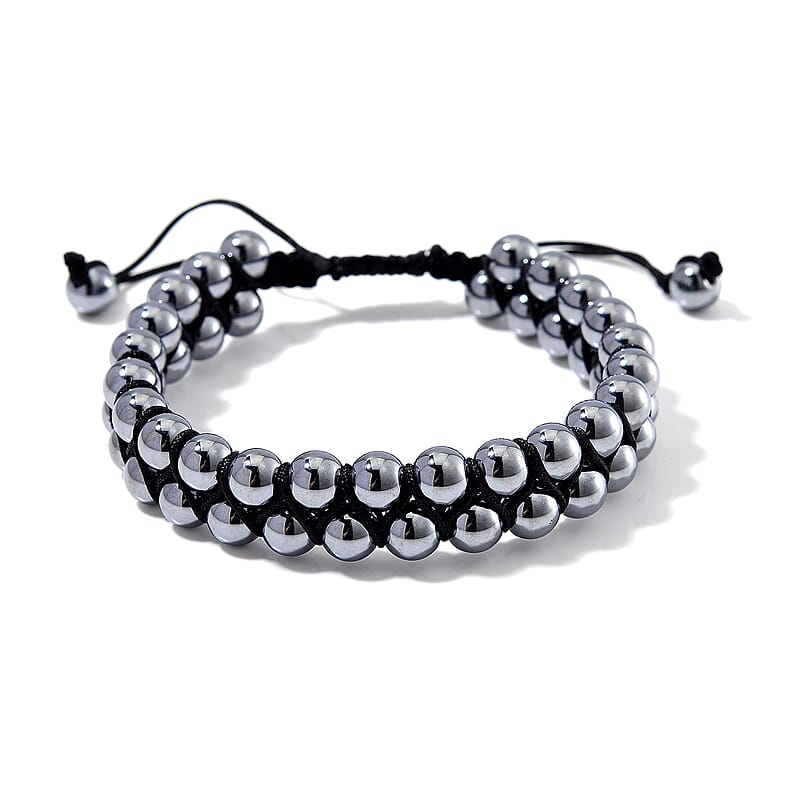 Terahertz 90.00 ctw Beaded Adjustable Cord Bracelet (6.75-9.00In)