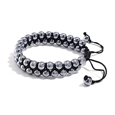 Terahertz 90.00 ctw Beaded Adjustable Cord Bracelet (6.75-9.00In)