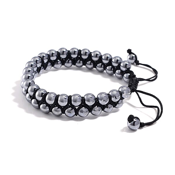 Terahertz 90.00 ctw Beaded Adjustable Cord Bracelet (6.75-9.00In)