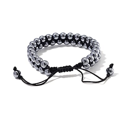 Terahertz 90.00 ctw Beaded Adjustable Cord Bracelet (6.75-9.00In)