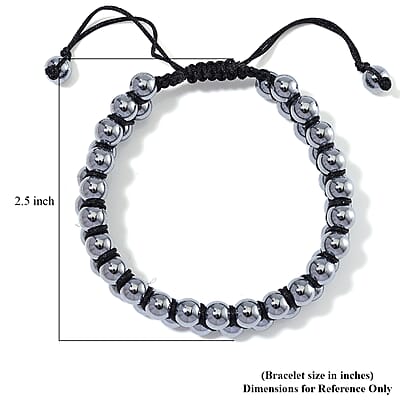 Terahertz 90.00 ctw Beaded Adjustable Cord Bracelet (6.75-9.00In)