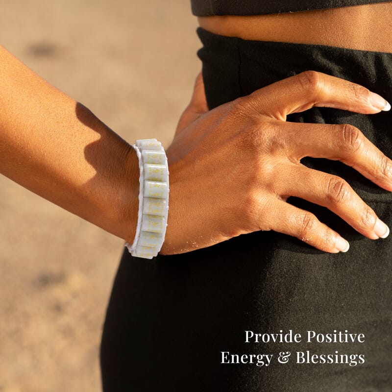 Natural Jade 215.00 ctw Prayer Wheel Cord Bracelet (6.0-9.0In)
