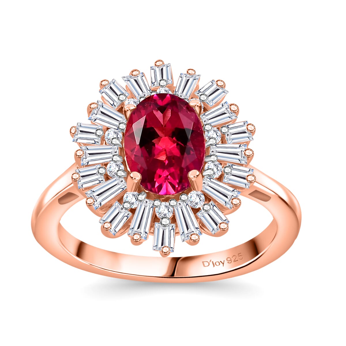 Buy Luxuriant Premium Bixbite (LG) and Moissanite 1.90 ctw