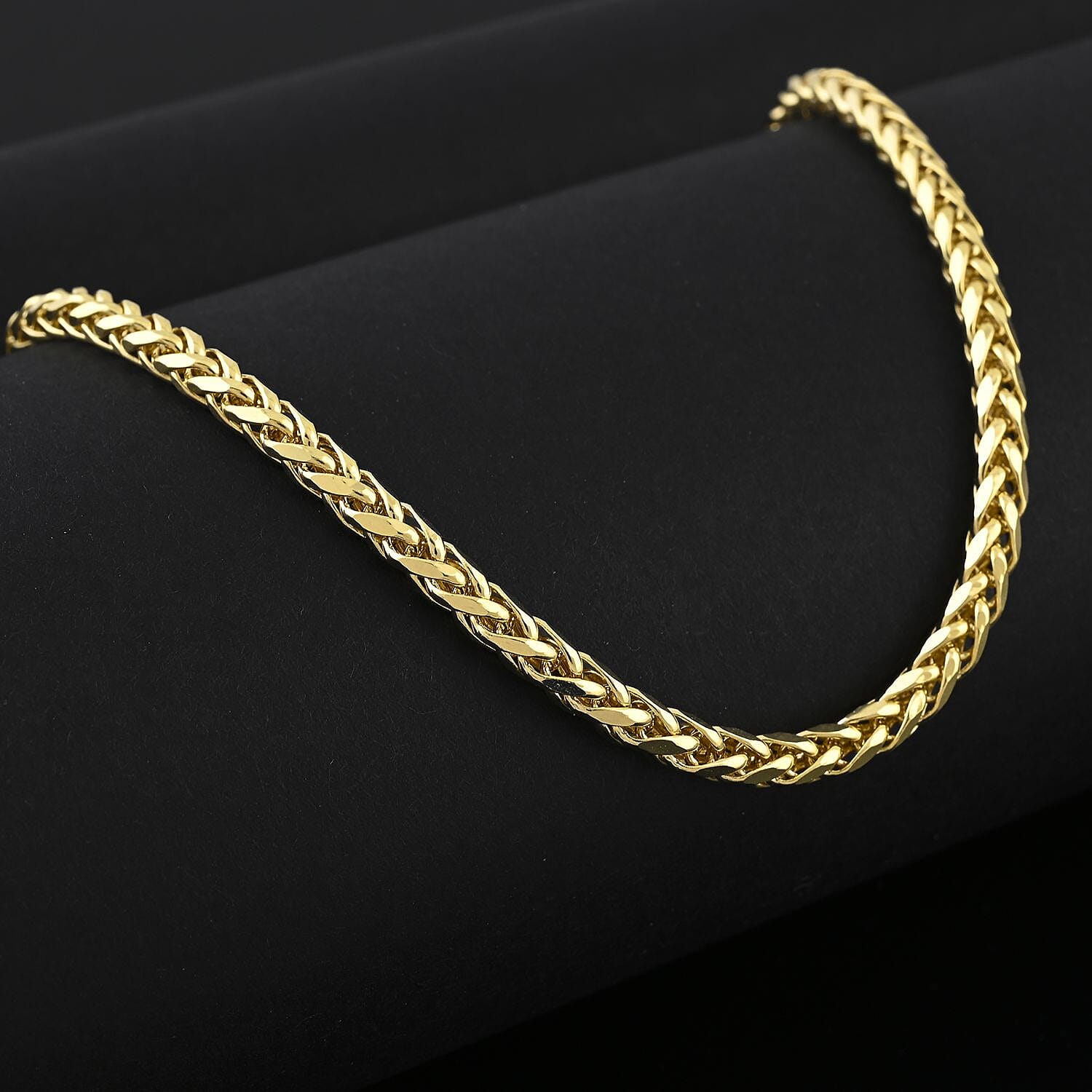 3mm Palma Chain Necklace in 10K Yellow Gold 18 Inches 7.76 Grams