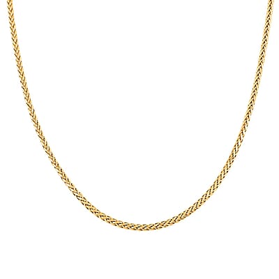 3mm Palma Chain Necklace in 10K Yellow Gold 18 Inches 7.76 Grams