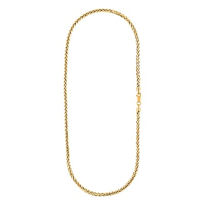 3mm Palma Chain Necklace in 10K Yellow Gold 18 Inches 7.76 Grams
