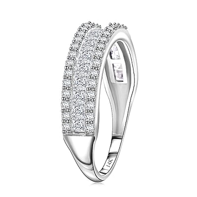 Diamond 1.00 ctw Ring in 14K White Gold (Size 10.0)