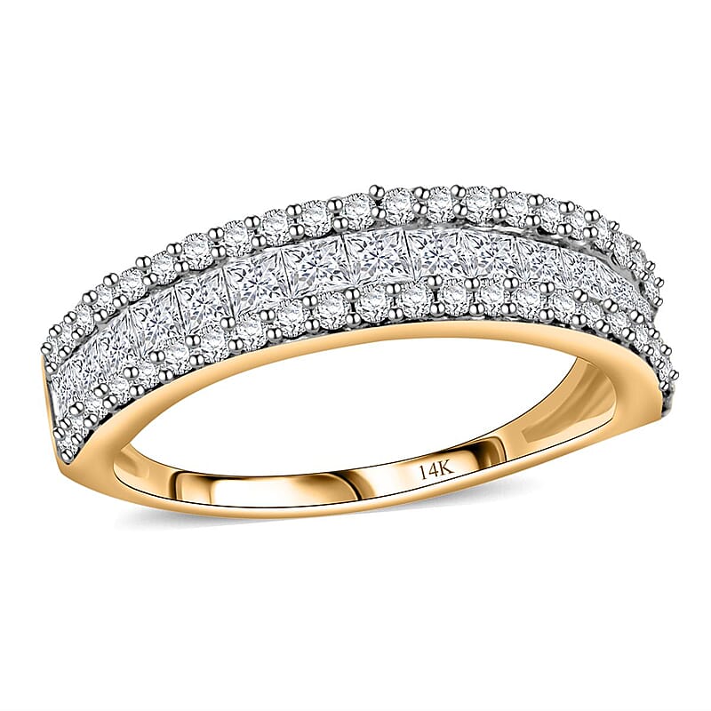 Diamond 1.00 ctw Ring in 14K Yellow Gold (Size 10.0)