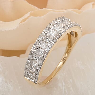 Diamond 1.00 ctw Ring in 14K Yellow Gold (Size 10.0)