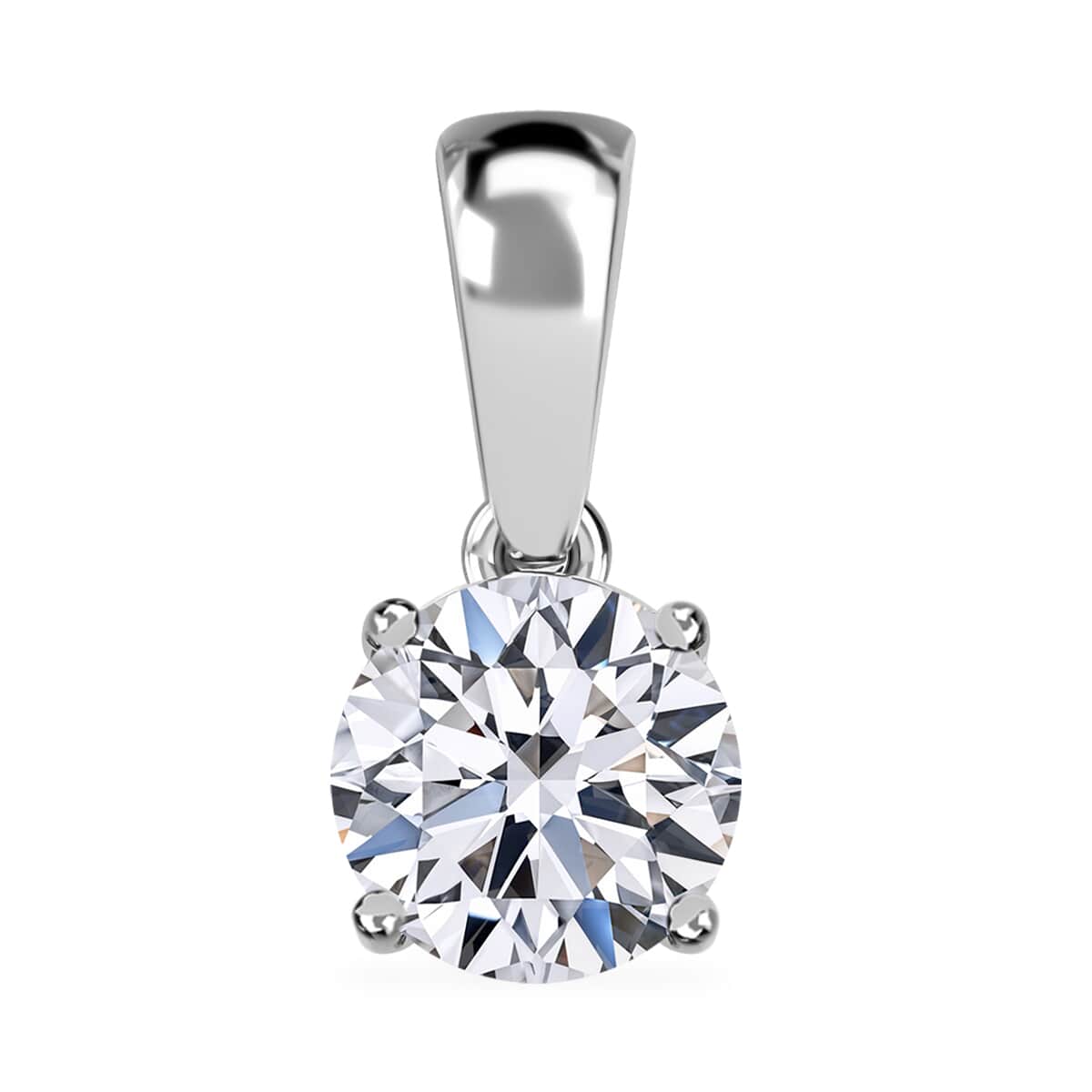 Luxuriant Lab Grown Diamond SI 1.00 ctw Pendant in 14K White Gold image number 0