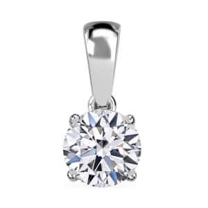 Luxuriant Lab Grown Diamond SI 1.20 ctw Solitaire Pendant in 14K White Gold