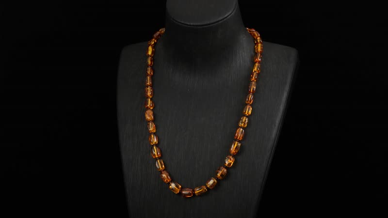 Baltic Amber Beaded Necklace 20 Inches