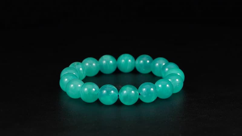 Amazonite 185.00 ctw Beaded Stretch Bracelet