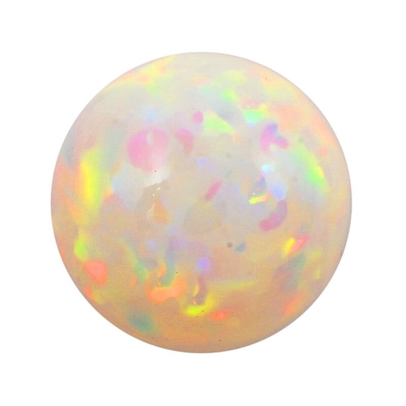 Certified and Appraised AAAA Ethiopian Welo Opal (Rnd 17 mm) 15.00 ctw