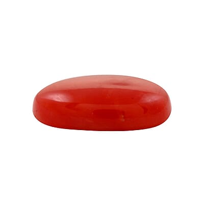 AAAA Natural Mediterranean Coral (Oval 14x10 mm) 4.50 ctw