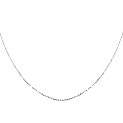 Sterling Silver Necklace 24 Inches 2.60 g