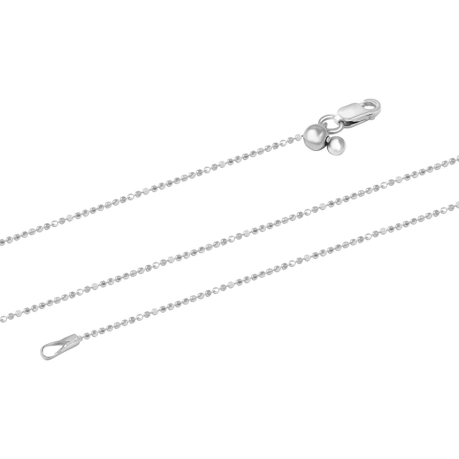Sterling Silver Necklace 24 Inches 2.60 g