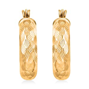 14K Yellow Gold Over Sterling Silver Earrings 2.80 Grams