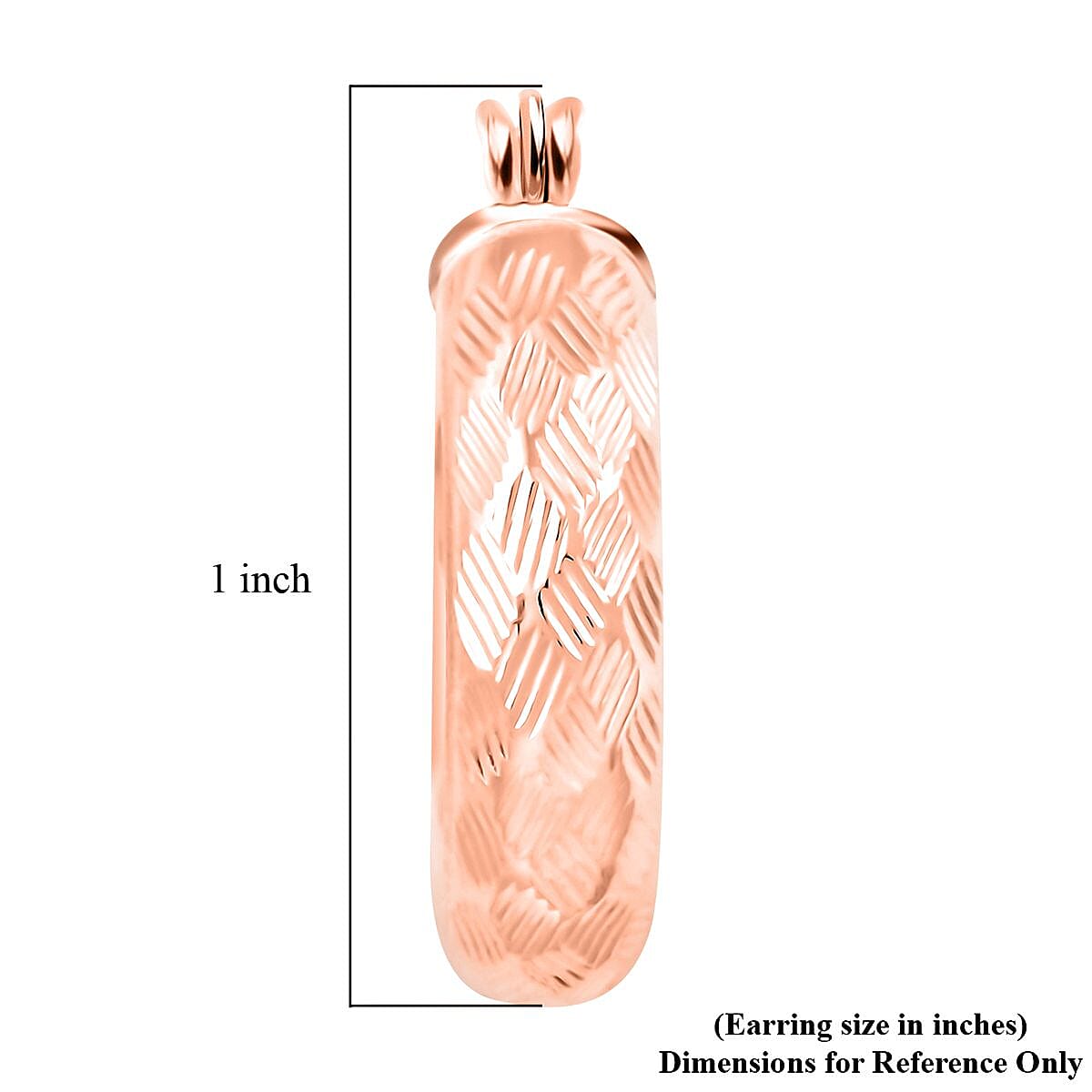 14K Rose Gold Over Sterling Silver Earrings 2.80 Grams image number 4