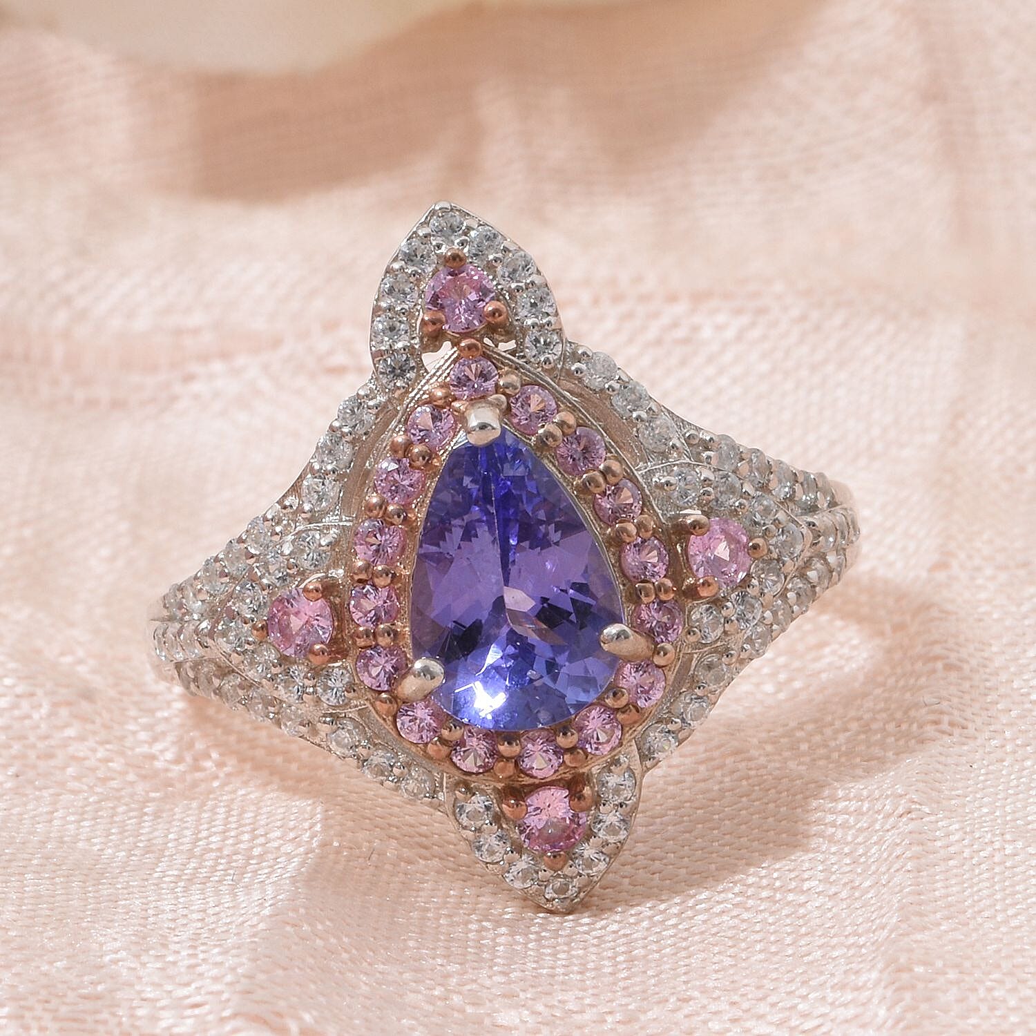 Buy Tanzanite and Multi Gemstone 2.50 ctw Majestic Floral