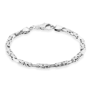 Bali Legacy Byzantine Chain Bracelet in Sterling Silver (6.50 In) 11.80 Grams