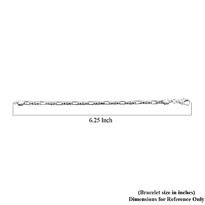 D'Joy Bali Legacy Byzantine Chain Bracelet in Sterling Silver (6.50 In) 10.75 Grams