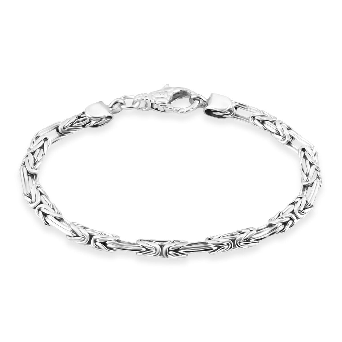 Bali Legacy Byzantine Chain Bracelet in Sterling Silver (7.25 In) 12.85 Grams image number 0