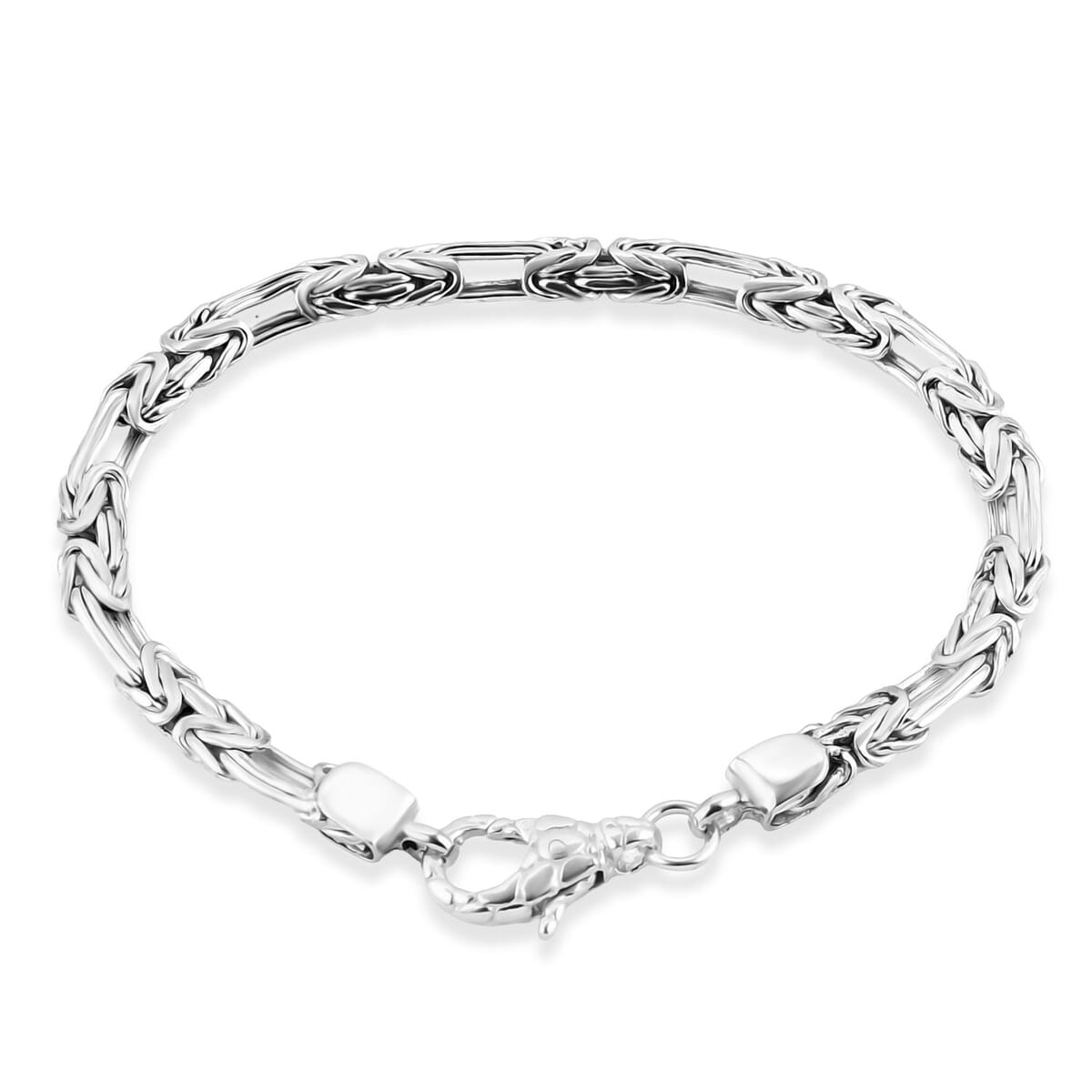 Bali Legacy Byzantine Chain Bracelet in Sterling Silver (7.25 In) 12.85 Grams image number 3