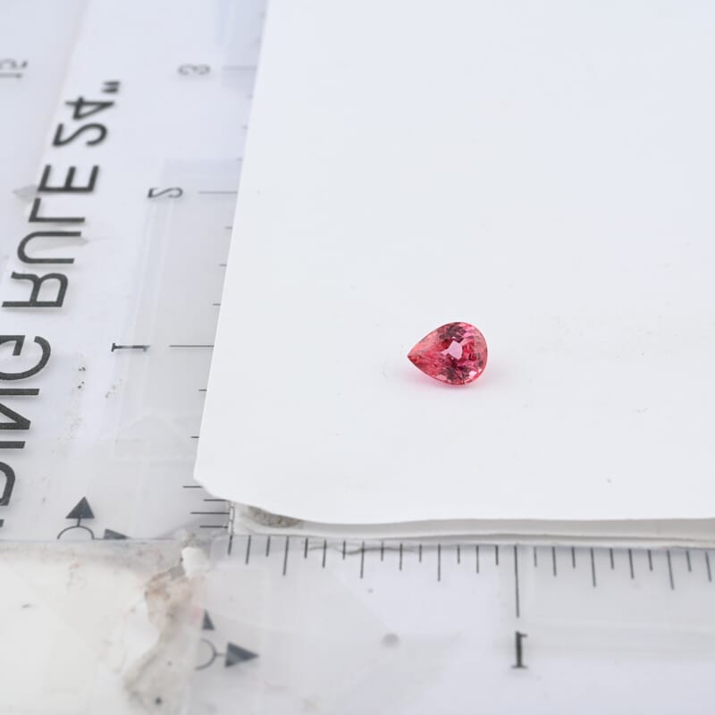 AAAA Padparadscha Sapphire (Pear) 1.50 ctw