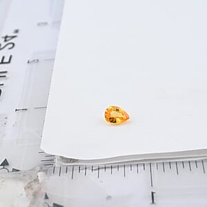 AAAA Madagascar Yellow Sapphire Set of 2 (Pear 7x5 mm) 1.50 ctw