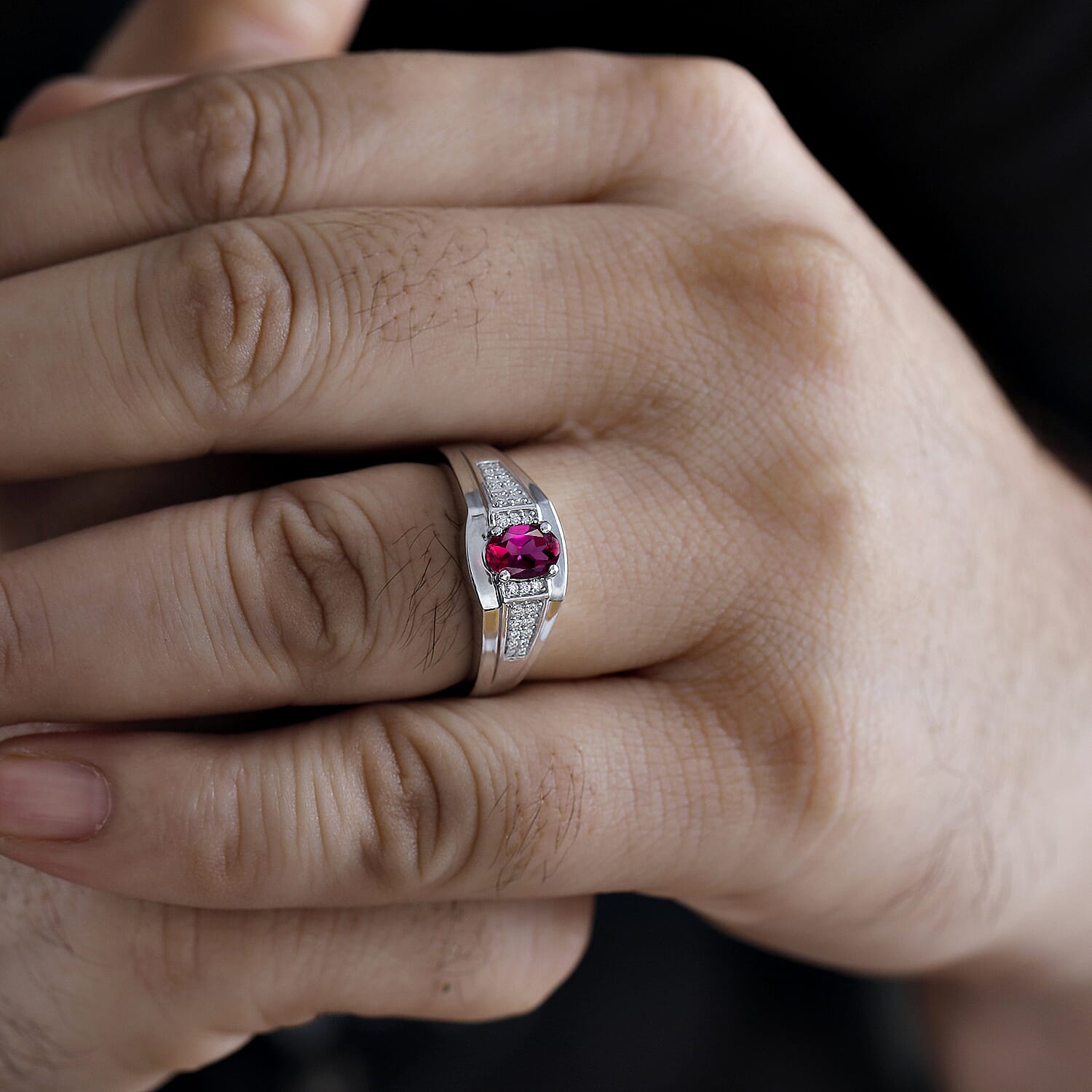 argue MUTIE PIECE シルバー Buy Luxuriant Premium Bixbite (LG) and Moissanite 1.00 ctw