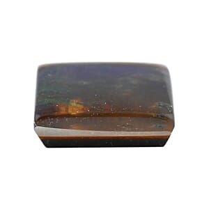 Plain Cut AAAA Canadian Ammolite (Sqr 7 mm) 1.30 ctw