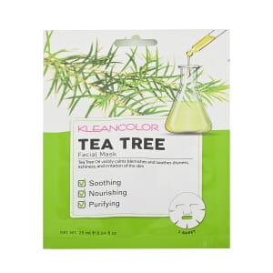 Closeout Klean Color Tea-Tree Sheet Mask in Display
