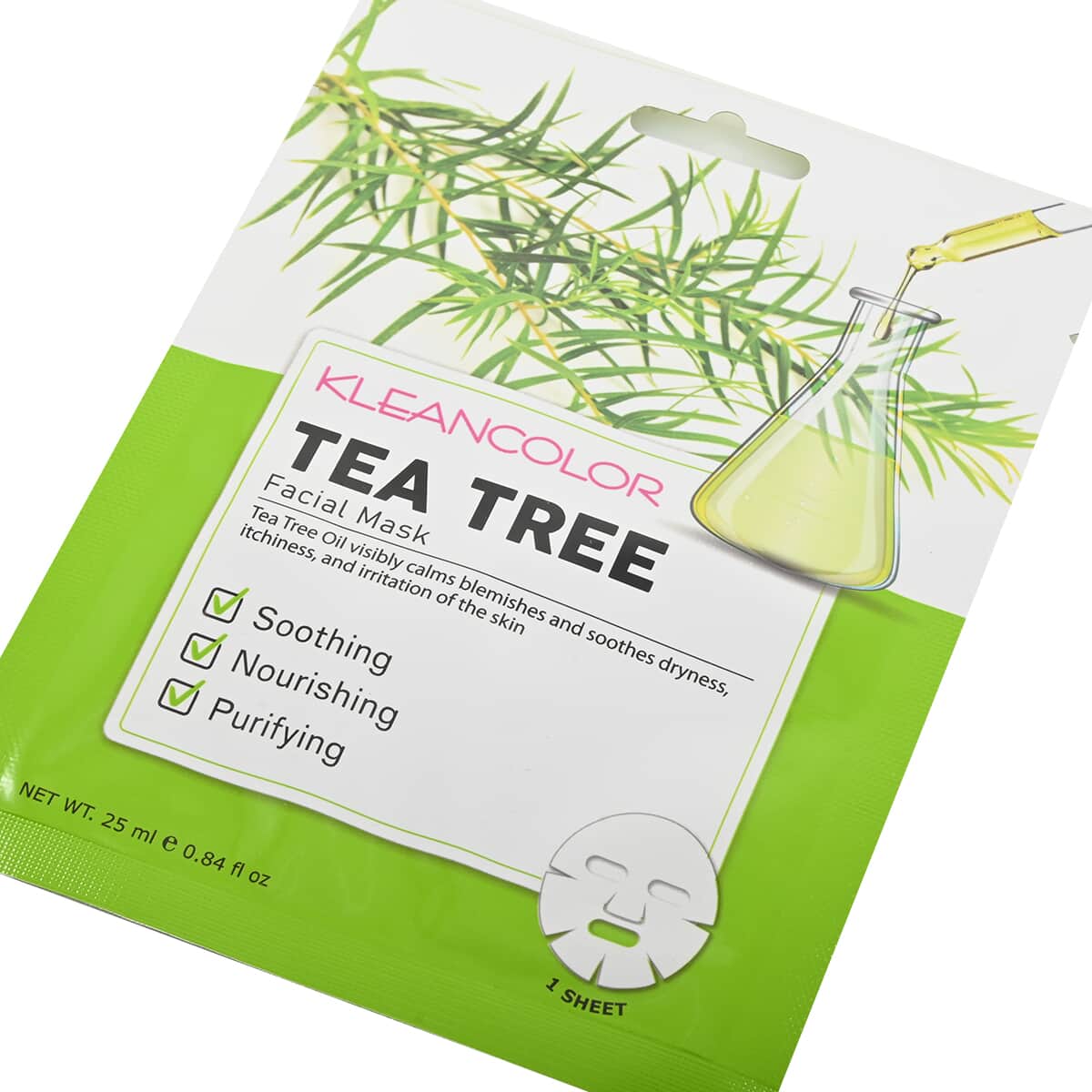 Closeout Klean Color Tea-Tree Sheet Mask in Display image number 1