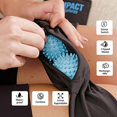 Closeout Hy-Impact 3 Speed Vibrating Massage Therapy Spheres with Expandable Strap