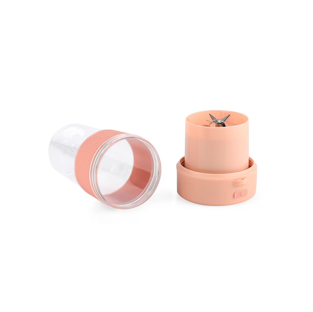 Portable and Rechargeable Juicer with Straw and Lid - Pink (Built-in 1200mAh Battery) (350 ml) image number 8