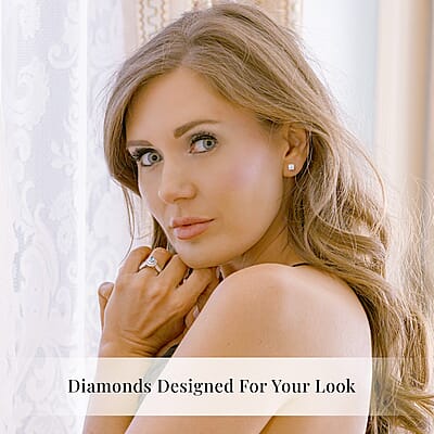 Luxuriant Lab Grown Diamond G VS 1.00 ctw Stud Noble Light Earrings in 950 Platinum
