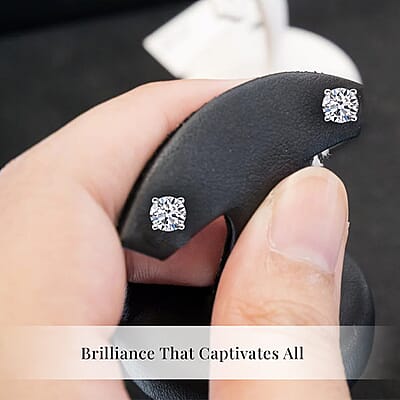 Luxuriant Lab Grown Diamond G VS 1.50 ctw Earrings in 14K White Gold