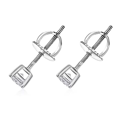 Luxuriant Lab Grown Diamond G VS 1.50 ctw Earrings in 14K White Gold