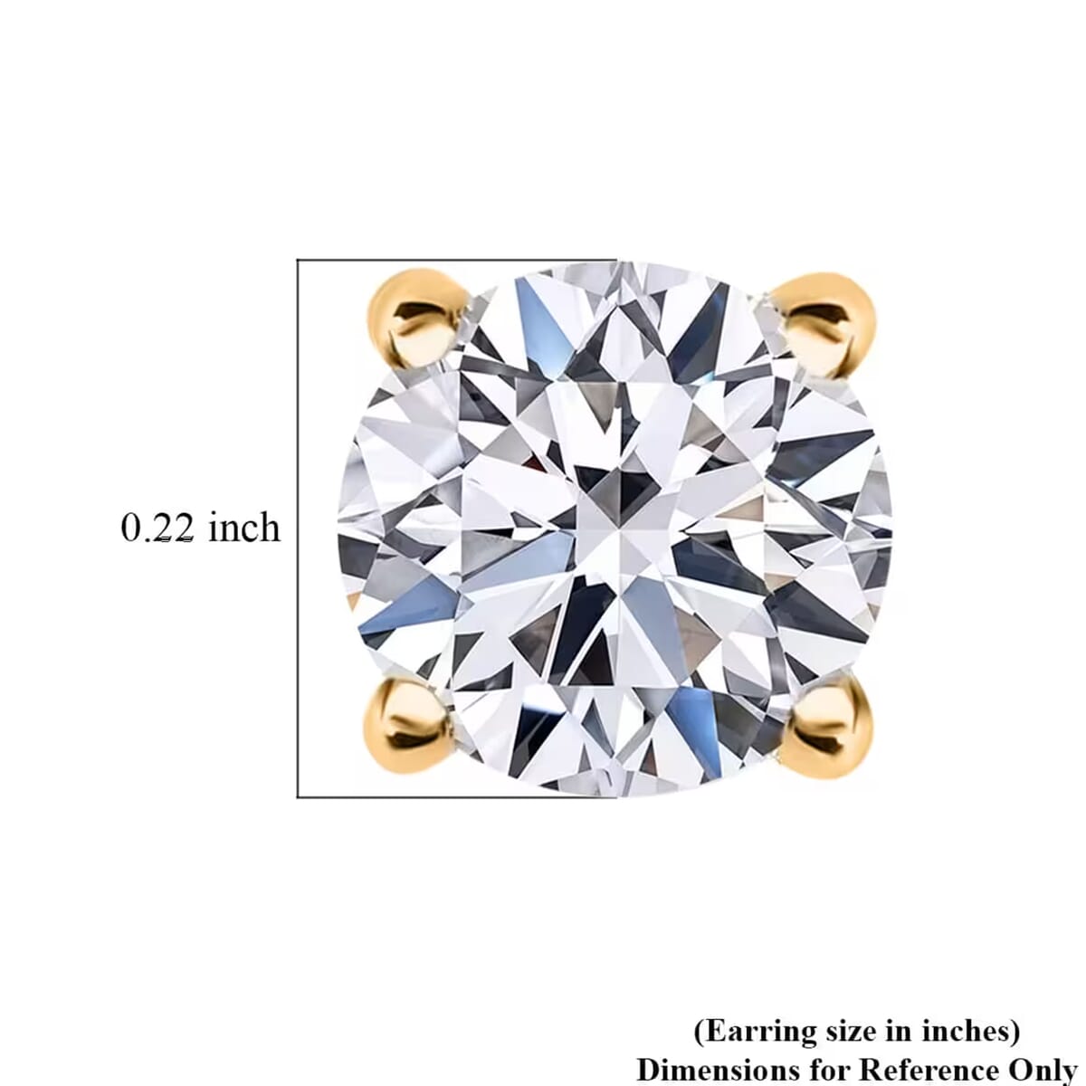 Luxuriant Lab Grown Diamond G VS 1.50 ctw Earrings in 14K Yellow Gold image number 8