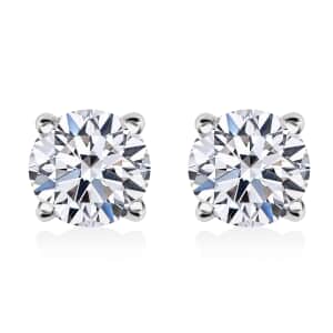 Luxuriant Lab Grown Diamond G VS 2.00 ctw Stud Earrings in 14K White Gold (Del. in 12-15 Days)