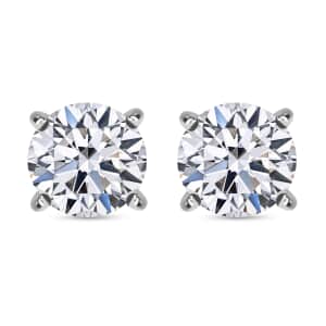 Luxuriant Lab Grown Diamond G VS 2.00 ctw Stud Earrings in 950 Platinum (Del. in 12-15 Days)