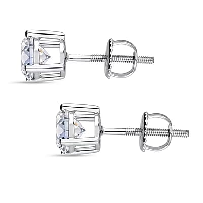 Luxuriant Lab Grown Diamond G VS 2.00 ctw Stud Earrings in 950 Platinum