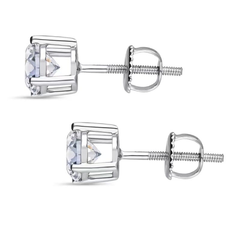 Luxuriant Lab Grown Diamond G VS 2.00 ctw Stud Earrings in 950 Platinum