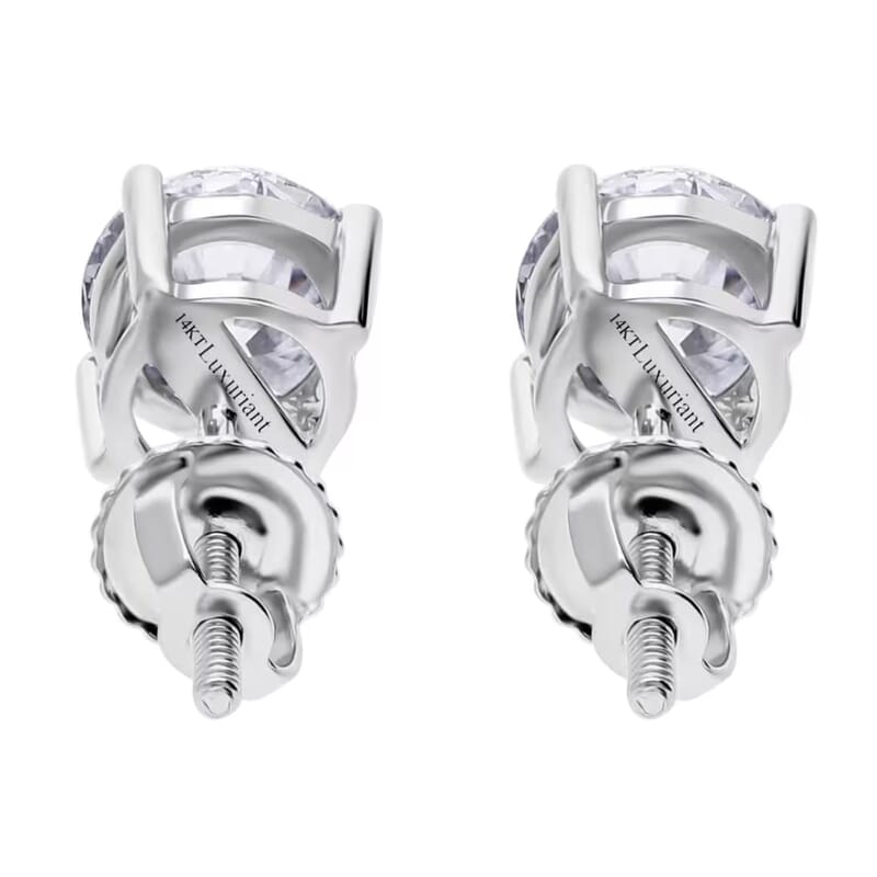 Luxuriant Lab Grown Diamond G VS 2.00 ctw Stud Earrings in 950 Platinum