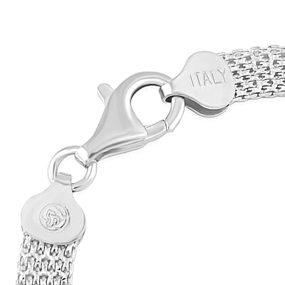 Italian Sterling Silver Bracelet (7.50 In) 6.53 Grams