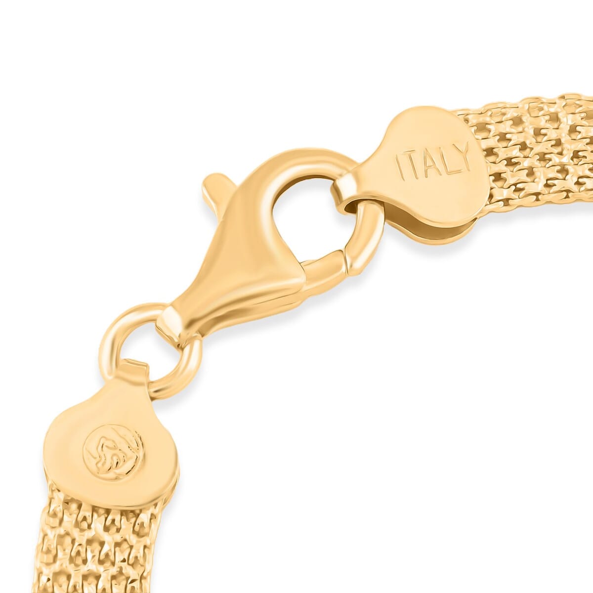 Popcorn Chain Bracelet in 14K Yellow Gold Over Sterling Silver (7.50 In) 6.80 Grams image number 2