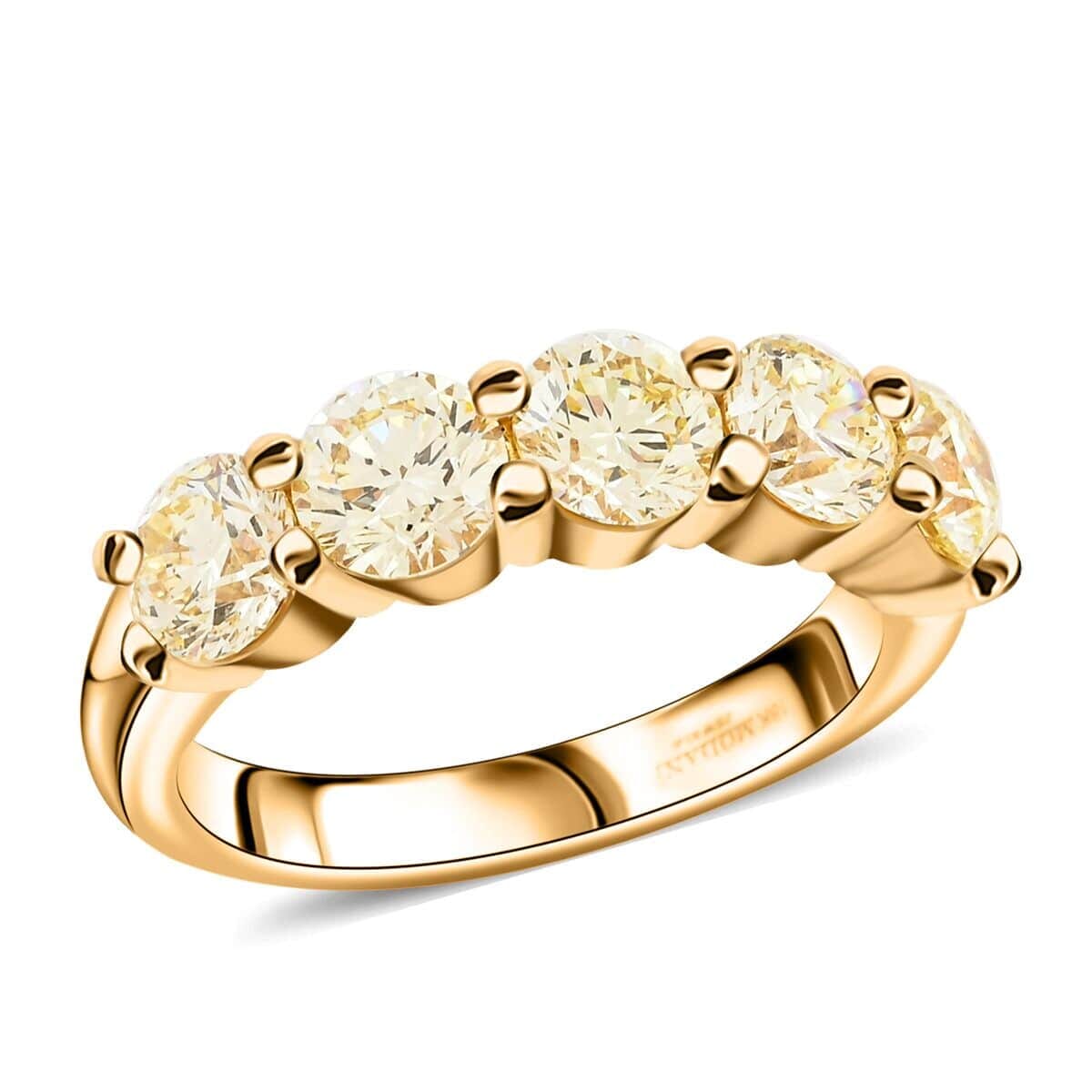 Modani 18K Yellow Gold Natural Yellow Diamond Ring (Size 9.5) (6.88 g) 2.55 ctw image number 0