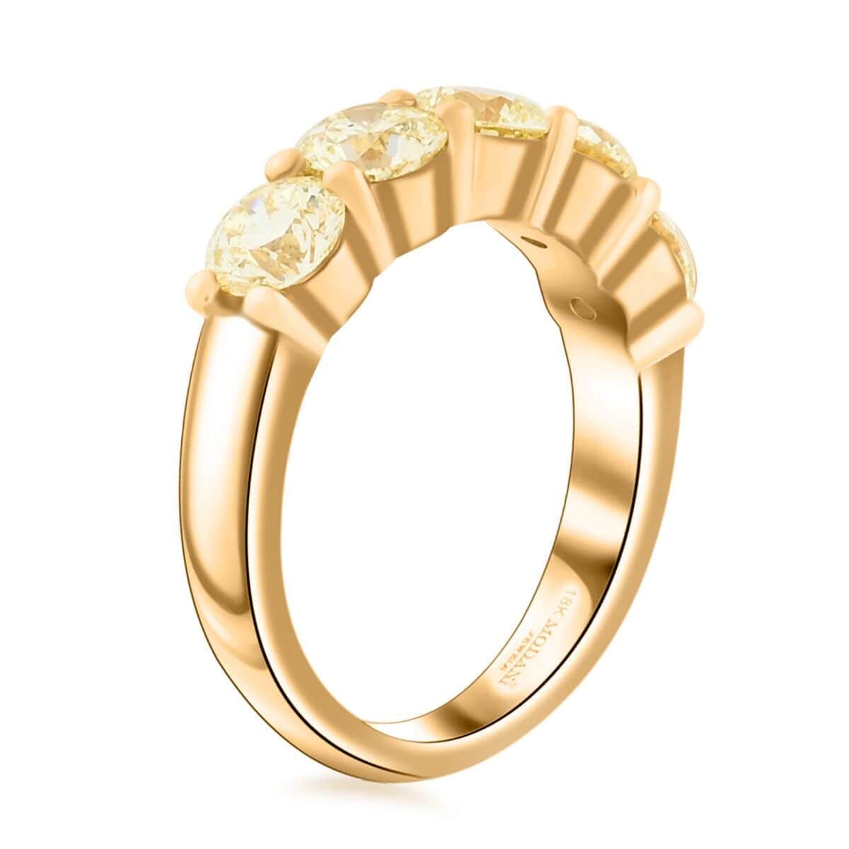 Modani 18K Yellow Gold Natural Yellow Diamond Ring (Size 9.5) (6.88 g) 2.55 ctw image number 3